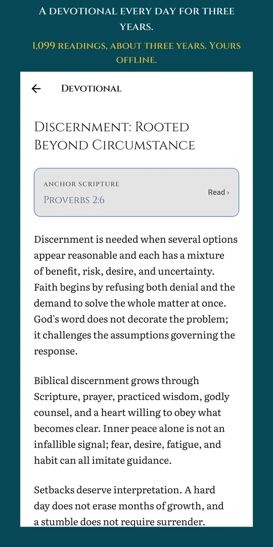 A daily devotional