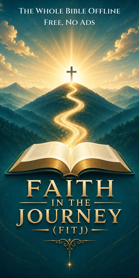 Faith in the Journey open on a phone, showing the Bible reader